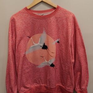 Pink Graphic Light Sweatshirt